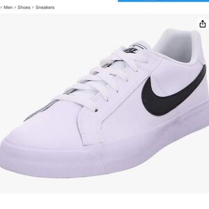 Nike Court Royale AC White Black - Size 10 - Mens - street sneaker